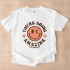 Simply Sage Market S.W.Smiley You're Doing Amazing Smiley Face Garment Dyed Tee - 3 of 4