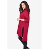 Roaman's Women's Plus Size High Low Mockneck Ultimate Tunic - 4 of 4