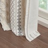 Kumasinova 84"/95"/108" 100% Cotton Printed Curtains Panel,Window Curtains with Chenille Stripe&Lining,Bedroom Curtains for Living Room - 4 of 4