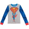 DC Comics Justice League Robin Cosplay Pajama Shirt and Pants Sleep Set Toddler - 2 of 4