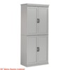 Pantry Cabinet, 70" Tall Kitchen Pantry Storage Cabinet w/Doors & Adjustable Shelves, Freestanding Wooden Cupboard for Bathroom, Dining Room - 2 of 4