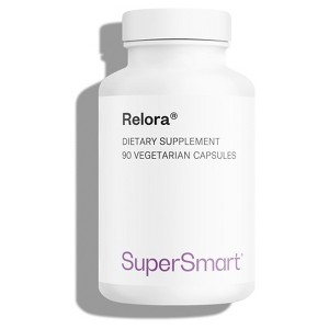 SuperSmart Relora 750mg per Day - Magnolia Officinalis & Phellodendron Amurense Extract Supplement | Non-GMO & Gluten Free - 90 Vegetarian Capsules - 1 of 1