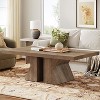 Hommoo 47.2 Inch Farmhouse Rectangular Coffee Table - 4 of 4
