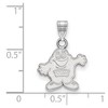 Black Bow Jewelry 14k White Gold Western Kentucky Hilltoppers NCAA Small Pendant - 2 of 3