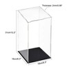 Unique Bargains Acrylic Self-Assembly  Dustproof Collectibles Display Box 5.9x5.9x11.8Inch - 2 of 4