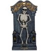 Halloween 3ft Animated Skeleton Tombstone with Music and LED Lights - 2 of 4