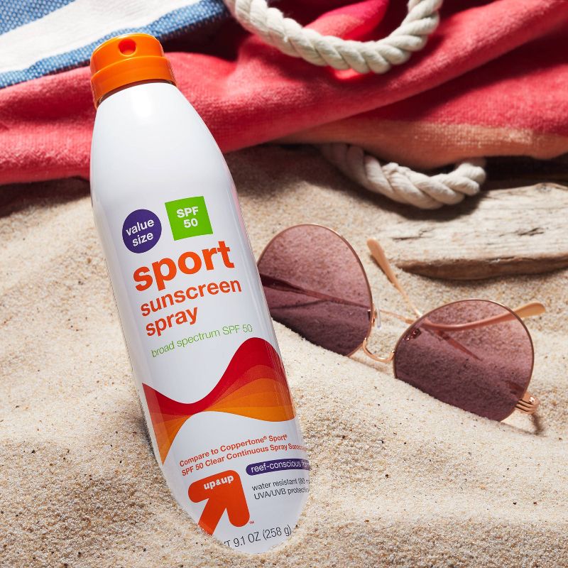 Continuous Sport Sunscreen Spray - SPF 50 - up & up™, 3 of 7