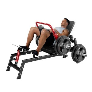 Hip Thrust Machine with Weight Holder Adjustable Footboard, Butt Exercise Equipment for Butt Shaping and Glute Muscles Building - 1 of 4
