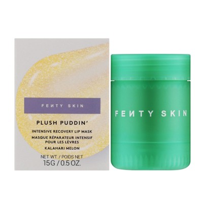 Fenty Skin Plush Puddin Intensive Recovery Lip Mask, Kalahari Melon, 0.5 oz