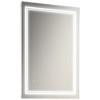 FONTOI Bathroom Wall Mirror Modern Vanity Mirror with Sleek Frame and Easy Mount Design for Bathroom or Home Interiors, Silver, 31.5"*1.8"*23.5" - 4 of 4