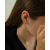 Bearfruit Jewerly Sterling Silver 18k Gold Plated Margot Single Stud Earrings - 2 of 4
