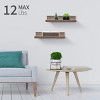 AZL1 Life Concept Bookshelf Floating Wall Shelf Wall Mounted Wood Shelves Hanging Wall Decor Home Room Coffee Shop, Beige, 10.04"*3.94"*1.97" - 2 of 4
