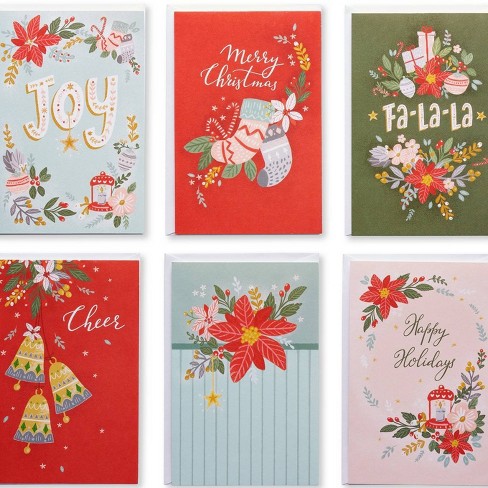 48ct Blank Holiday Greeting Card Bundle Target