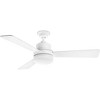 Progress Lighting Trevina II 3-Light Ceiling Fan, Brushed Nickel, Integrated LED, White Shade - 4 of 4