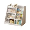 Yinvani Kids Bookshelf, Toddler Baby Sling Book Rack Shelf for Playroom Bedroom Nursery Kindergarten - 2 of 4
