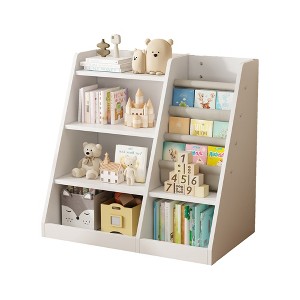 Dexmalle Wooden Toy Storage Organizer Cabinet - 1 of 4