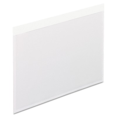 Pendaflex Self-Adhesive Pockets 4 x 6 Clear Front/White Backing 100/Box 99376