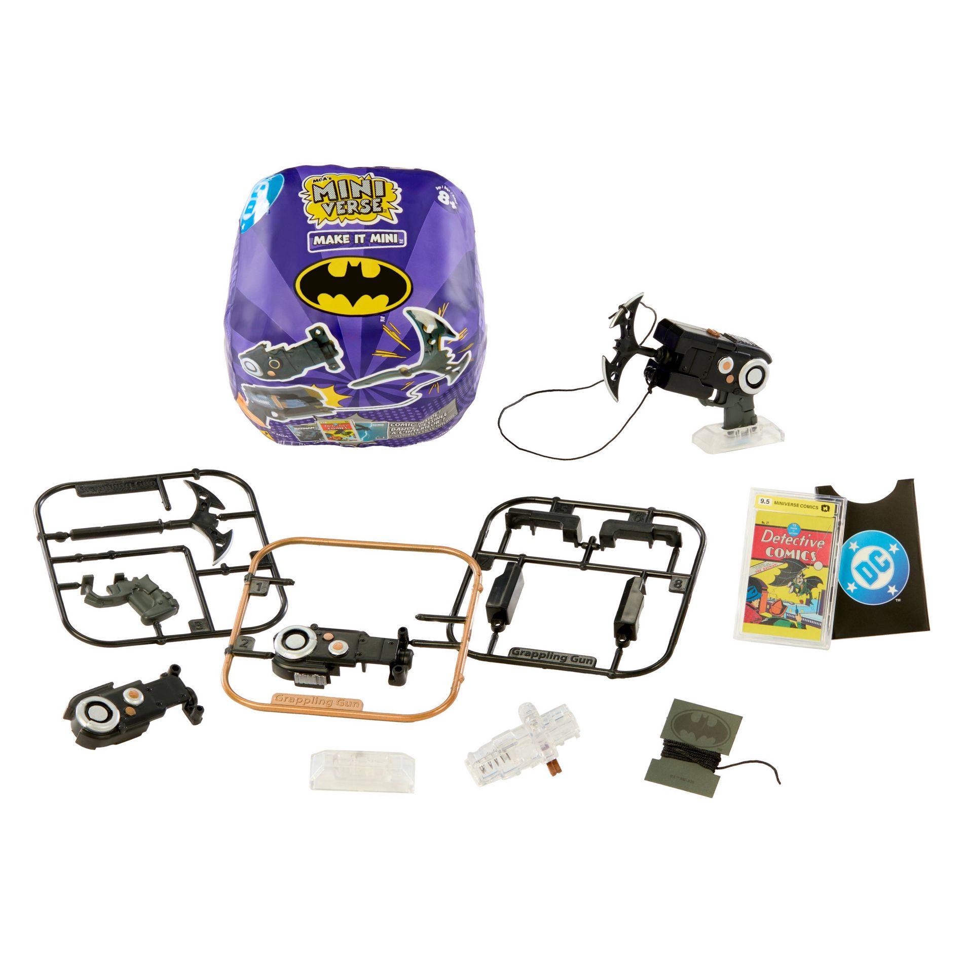 MGA's Miniverse Make It Mini Batman, Iconic Gadgets, Mini Comic Books, Collectors, Action Figures