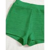 Women's 2 Piece Outfit Ribbed Crop Bandeau Tube Top and Biker Track Shorts Sets - 2 of 4
