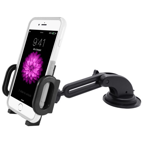 Macally Adjustable Automobile Cup Holder Phone Mount for iPhone 7 7 Plus