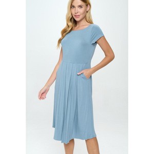 WEST K Womens Claris A-line Knit Dress with Pockets - 1 of 3