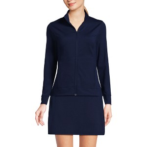 Lands' End Women's High Impact Full Zip Jacket - 1 of 4