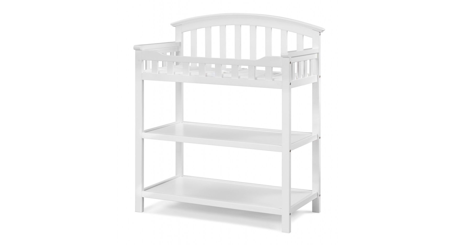Graco Changing Table with Water-Resistant Changing Pad - White