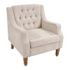 NicBex Upholstered Accent Chair with Vintage Brass Studs,Button Tufted Reading Chair,Arm Chair for Bedroom,Reading Room - 4 of 4