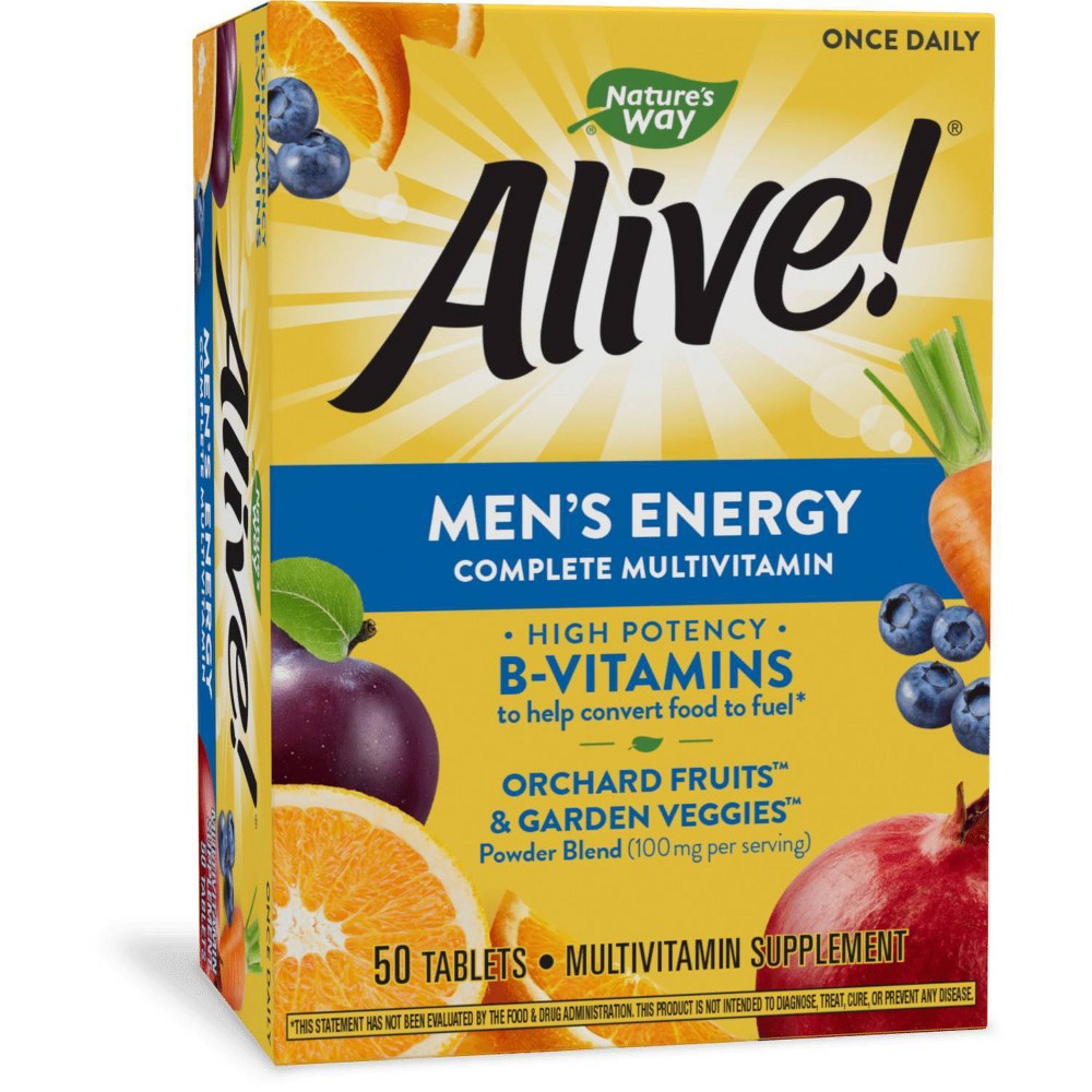 UPC 033674601945 product image for Nature's Way Alive! Men's Energy Multivitamin Tablets - 50ct | upcitemdb.com