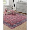 Unique Loom Maahru Collection Area Rug - Blood Moon - 3 of 4