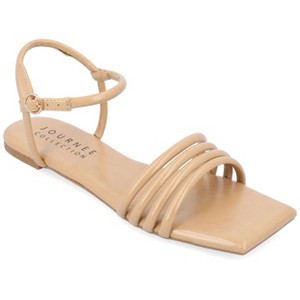 Journee Collection Womens Lyddea Buckle Multi Strap Sandal - 1 of 4