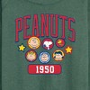 Women's - Peanuts - Peanuts Crew Athletic Lightweight French Terry Slouchy - 2 of 4