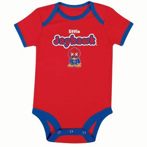 NCAA Kansas Jayhawks Infant Boys' 3pk Bodysuit - 1 of 4