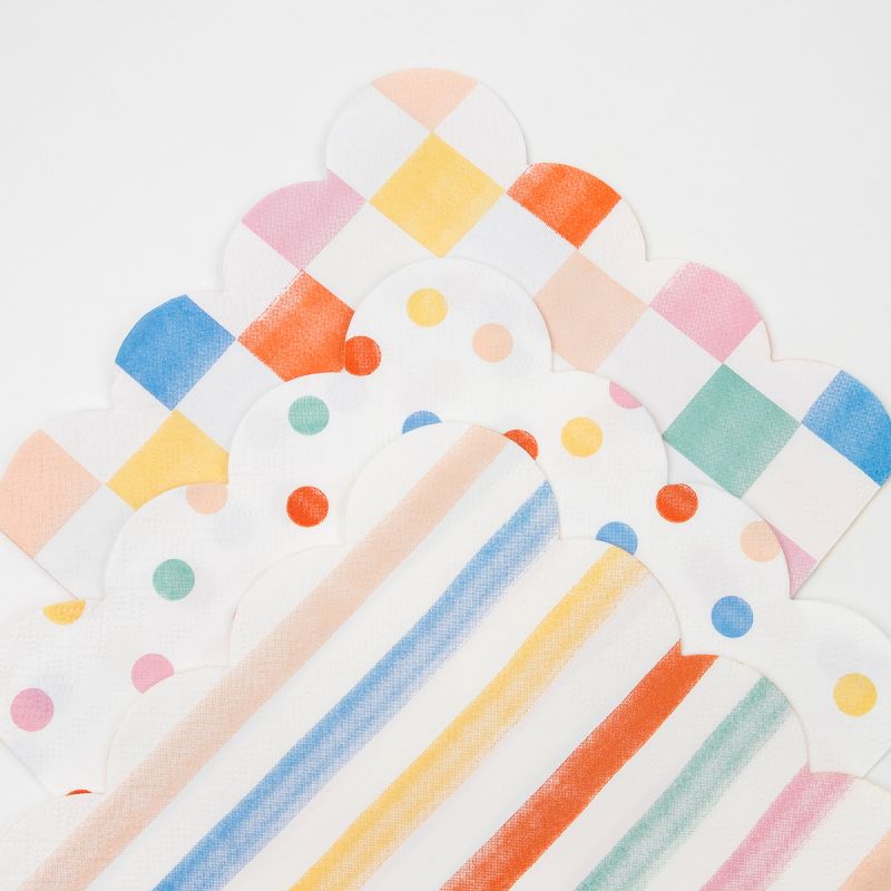 Meri Meri Colorful Pattern Small Napkins (Pack of 16), 3 of 7
