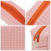 Unique Bargains 1 Pc Woven Pencil Case Braided Style Drawstring Makeup Bag for Vacation Knitting - 3 of 4