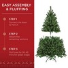 Best Choice Products Premium Spruce Artificial Christmas Tree w/ Easy Assembly, Metal Hinges & Foldable Base - image 4 of 4