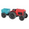 Aurora Toys Medium Tractor And Trailer Wheatley Versatile Toy Red & Blue 11" - 2 of 4