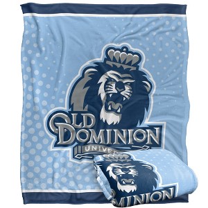 Old Dominion University Logo Dots Silky 50x60 Blanket, 1 Sided - 1 of 4
