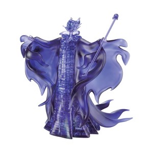 Bepuzzled Disney Maleficient 3D Crystal Puzzle Purple 74pc - 1 of 4