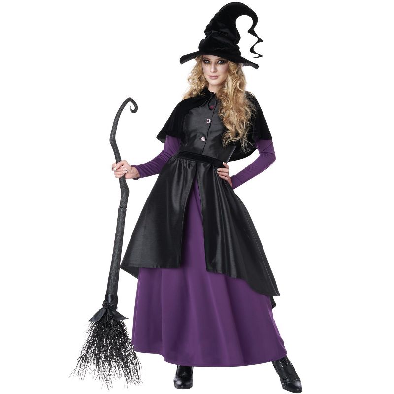 California Costumes Witch's Coven Coat Dress Women's Costume, 1 of 3