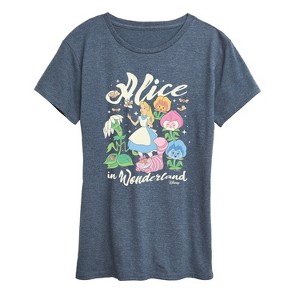 Women's - Disney - Alice In Wonderland Short Sleeve Graphic T-Shirt - 1 of 4