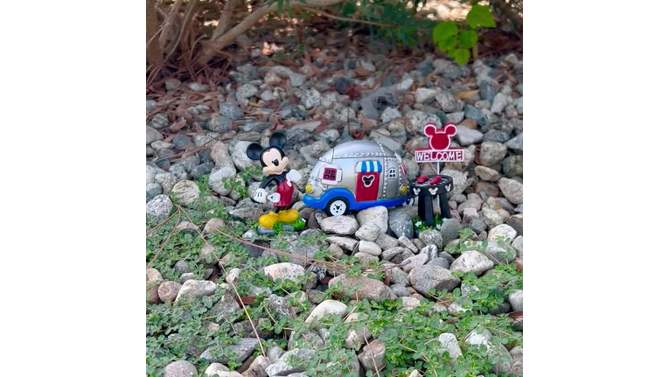 Disney 4pc Polyester/Stone Mickey Mouse Miniature Garden Set, 2 of 7, play video