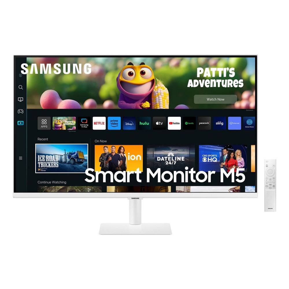 Photos - Monitor Samsung 32" M50C FHD Smart  with Streaming TV - White 
