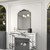 Apmir Arch High Quality Aluminum Alloy Framed French Cleat Mounted Baroque Wall Decor Bathroom Vanity Mirror with 3-Year Warranty - 3 of 4