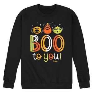 Men's - Disney - Boo To You Graphic Fleece Sweatshirt - 1 of 4