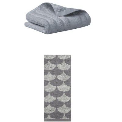 REGALWOVEN Cotton Hand Towels for Bathroom Hand Face Gym Spa 14" x 30"/13" x 29" 2 Pcs