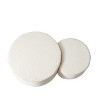 Round Nesting Coffee Table Set of 2, Foam Upholstered Multi-Purpose Tables for Living Room, Versatile Side Table, Ottoman, or End Table - 4 of 4