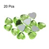 Unique Bargains Acrylic Flat Back Heart DIY Crafting Decor Jewelry Rhinestone 20 Pcs - 3 of 4