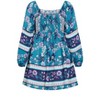 Women's Plus Size Jasmine Micro Mini Dress - teal | CITY CHIC - 4 of 4