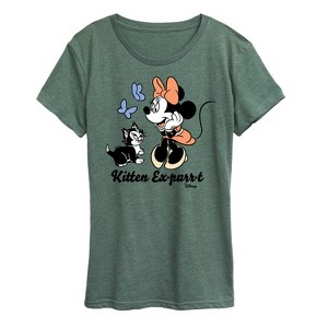 Women's - Disney Classics - Kitten Expurrt Short Sleeve Graphic T-Shirt - 1 of 4
